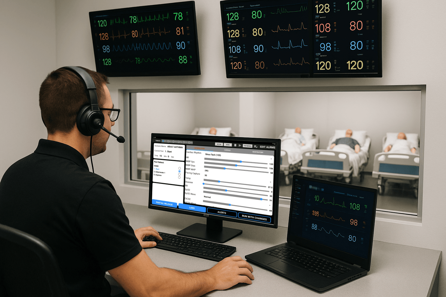 Sim Lab Control Room Operations