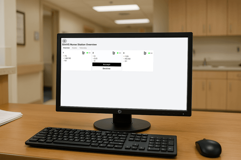 From the Lab to Leadership: Real-World Use Cases of SimVS Nurse Station