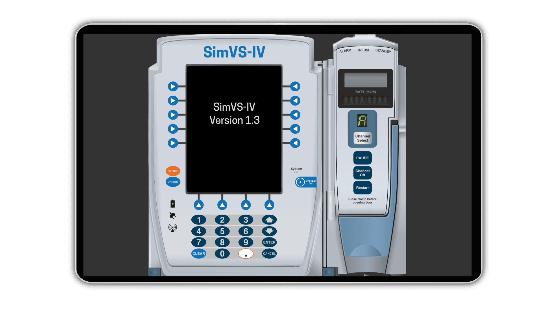 BD Alaris pump interface