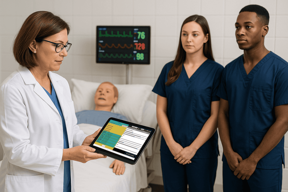 SimVS | Tablet-Based Clinical Simulation Platform