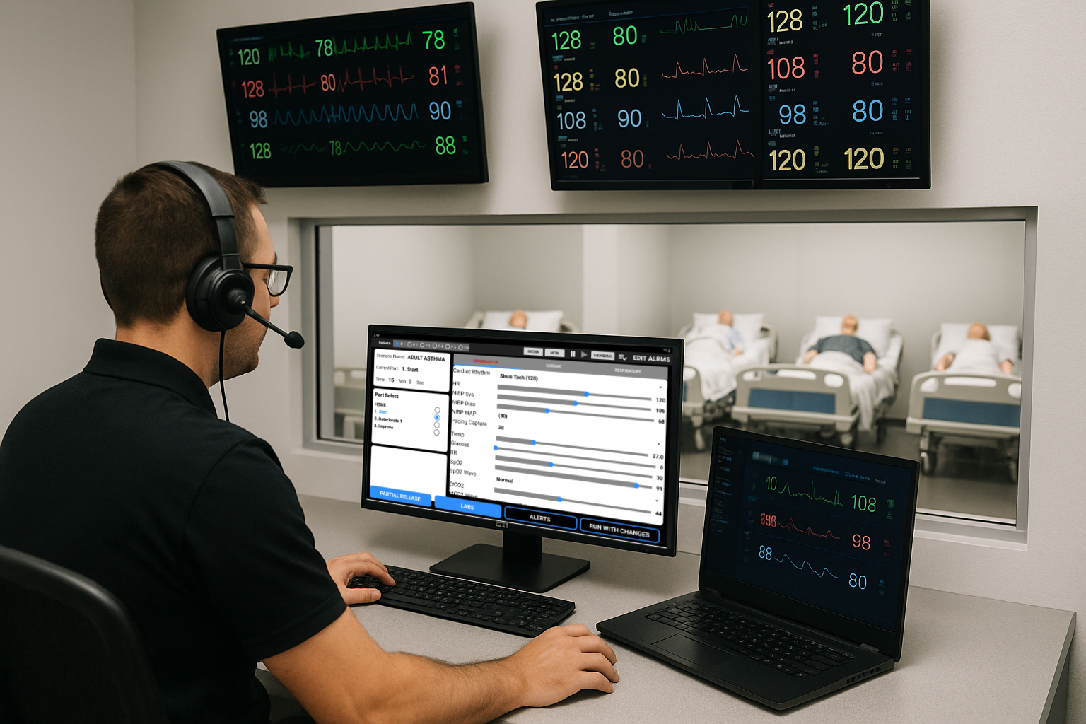 Sim Lab Control Room Operations